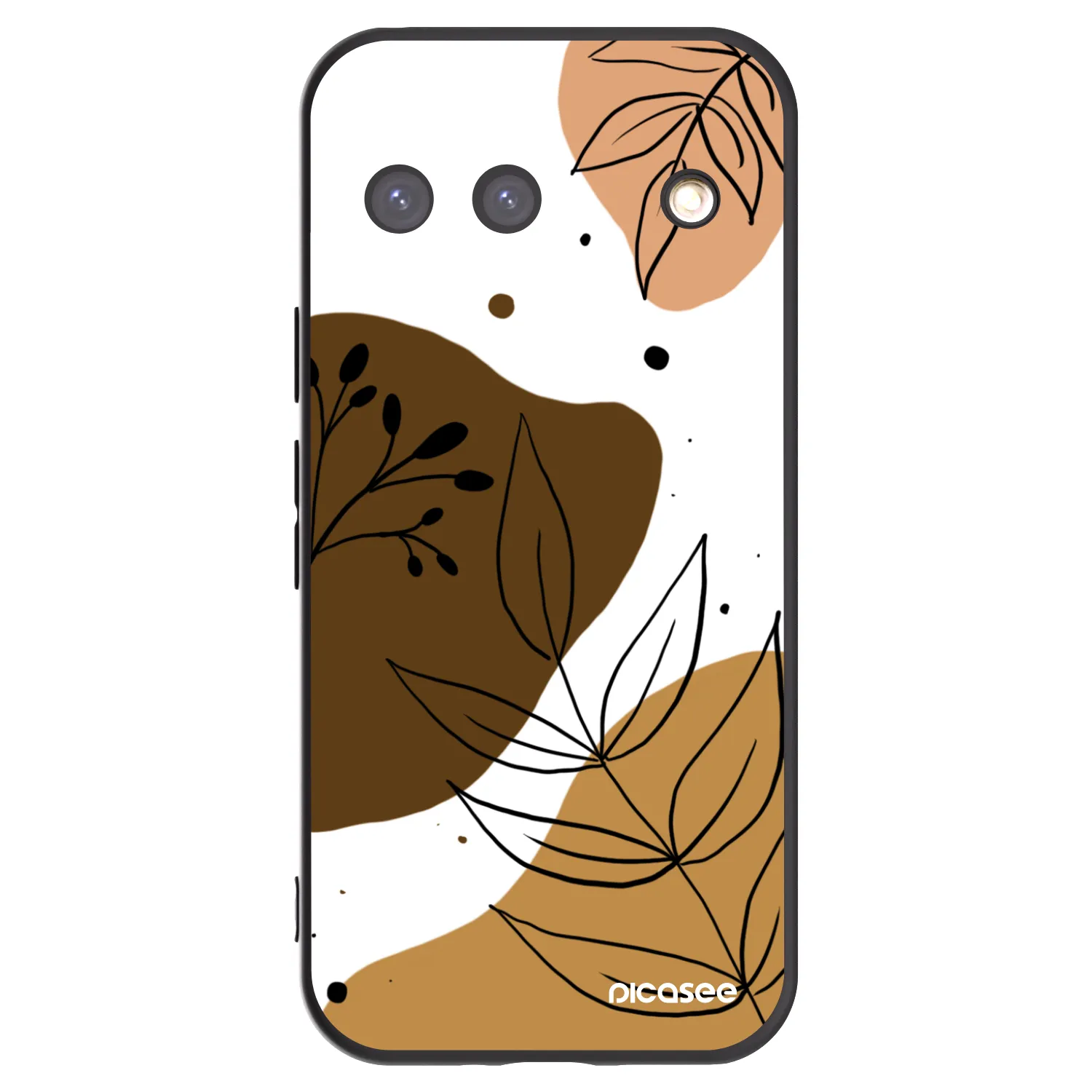 Picasee crna silikonska maskica za Google Pixel 9 - Boho style