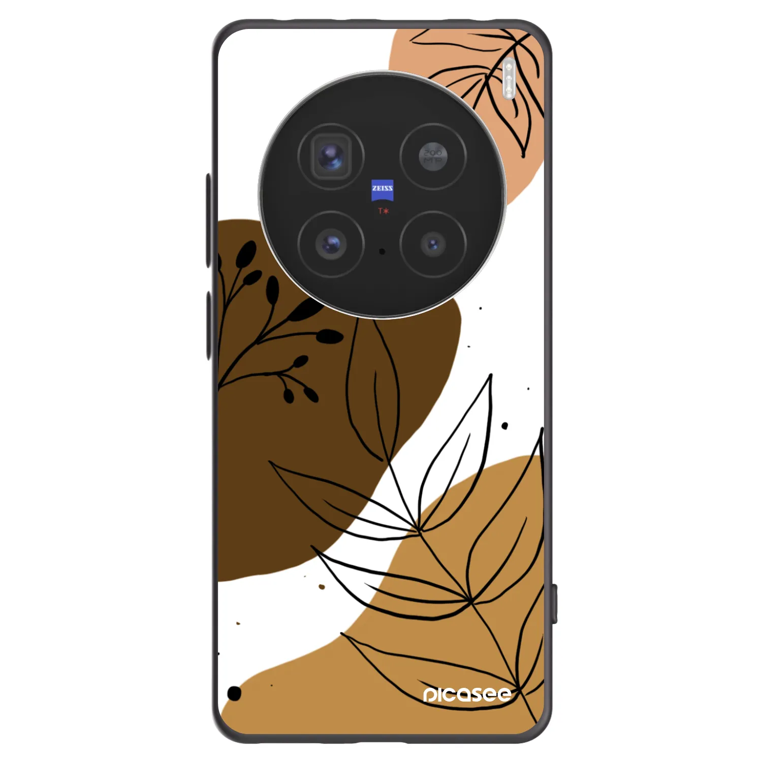 Picasee crna silikonska maskica za Vivo X200 Pro - Boho style