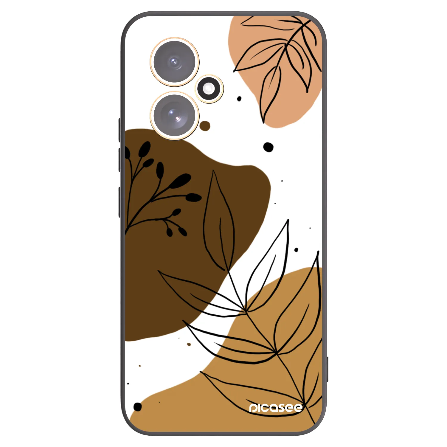 Picasee crna silikonska maskica za Honor 400 5G - Boho style