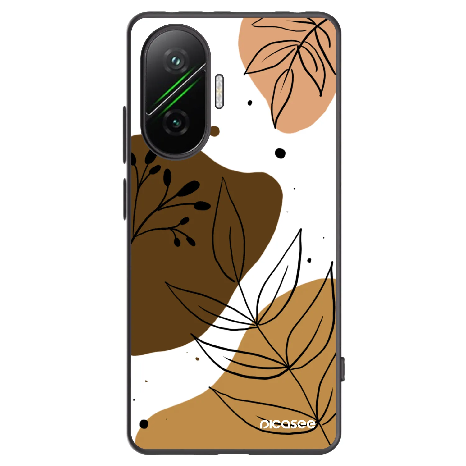 Picasee crna silikonska maskica za Xiaomi Poco F7 5G - Boho style
