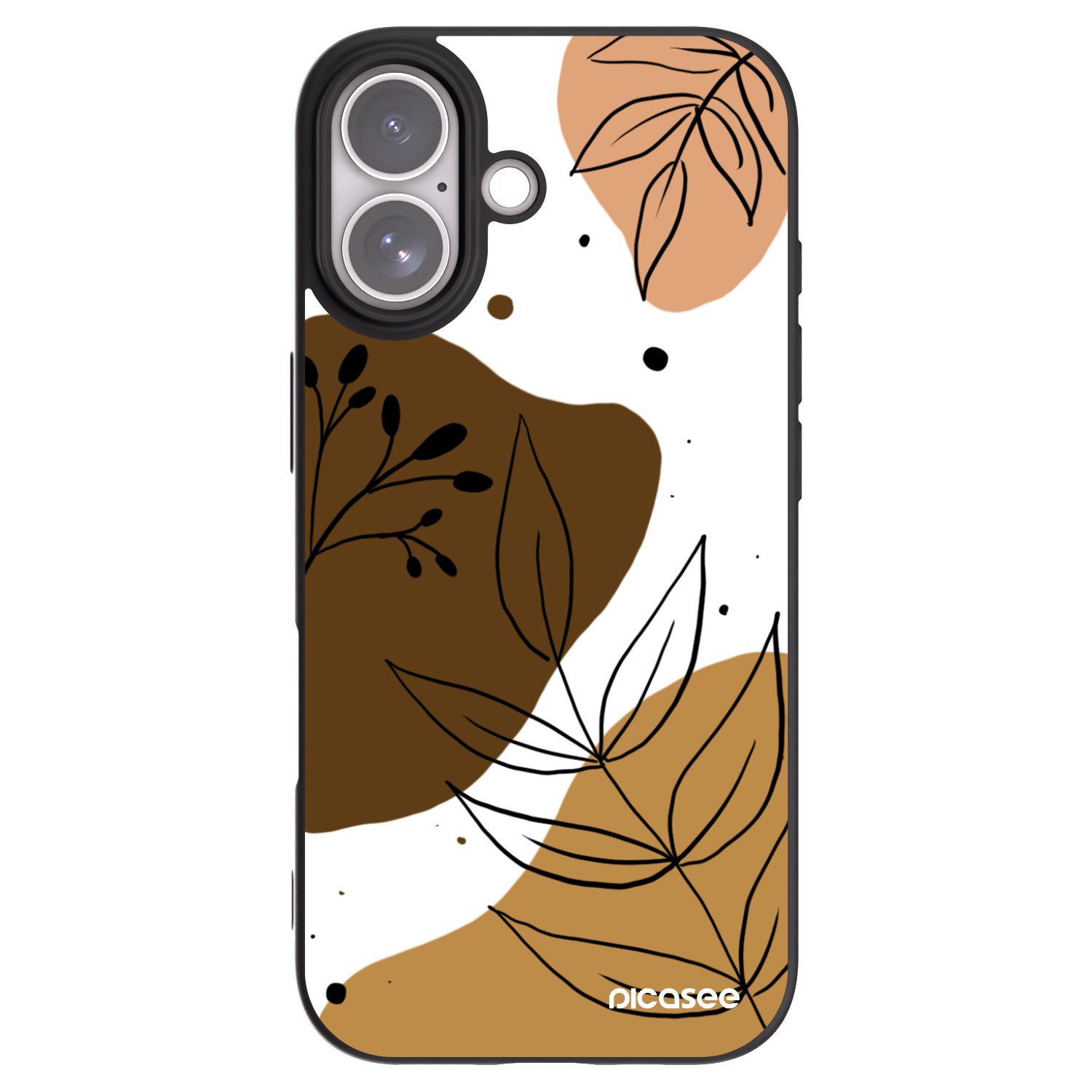 Picasee crna silikonska maskica za Apple iPhone 17 - Boho style