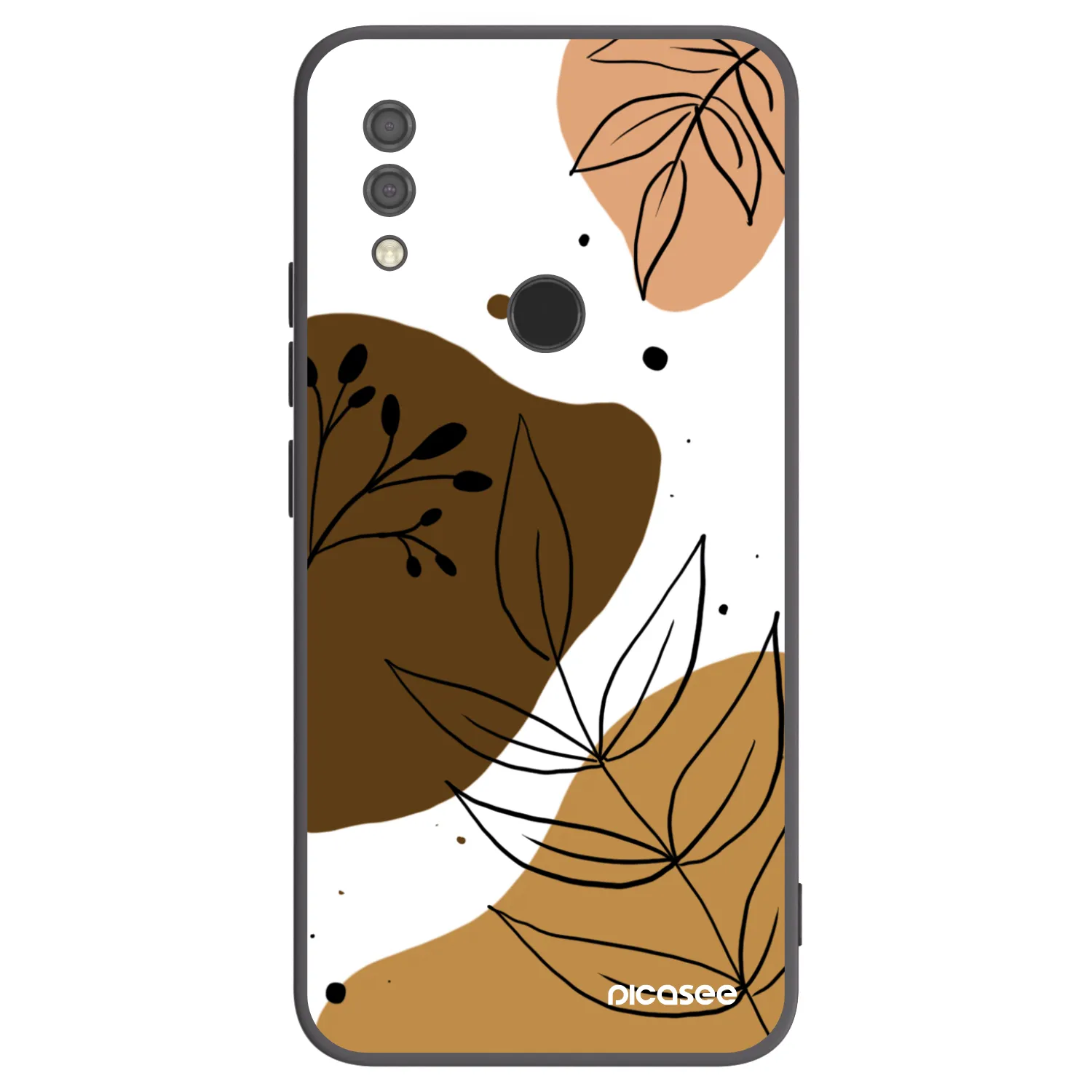 Picasee crna silikonska maskica za Xiaomi Redmi 7 - Boho style
