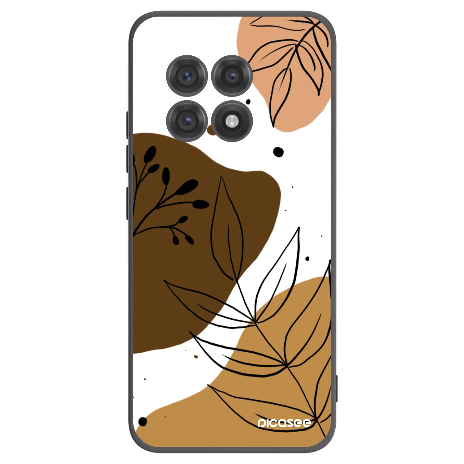 Picasee crna silikonska maskica za OnePlus 13R 5G - Boho style