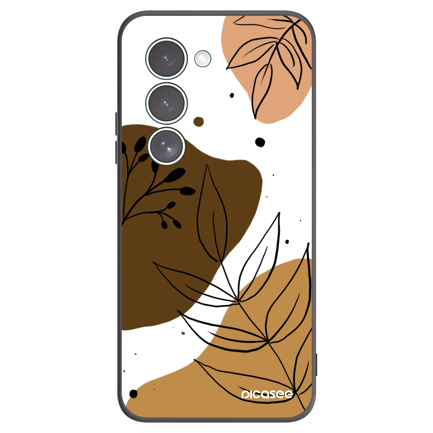 Picasee crna silikonska maskica za Xiaomi Redmi 15 5G - Boho style