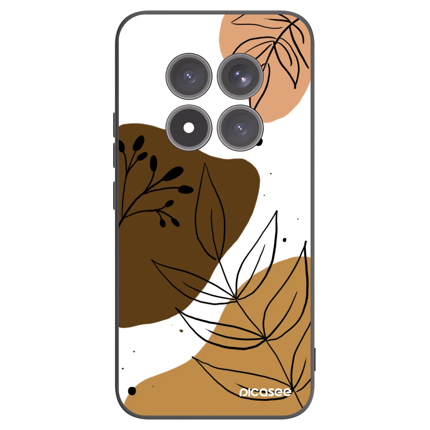 Picasee crna silikonska maskica za Xiaomi Redmi Note 15 Pro+ - Boho style