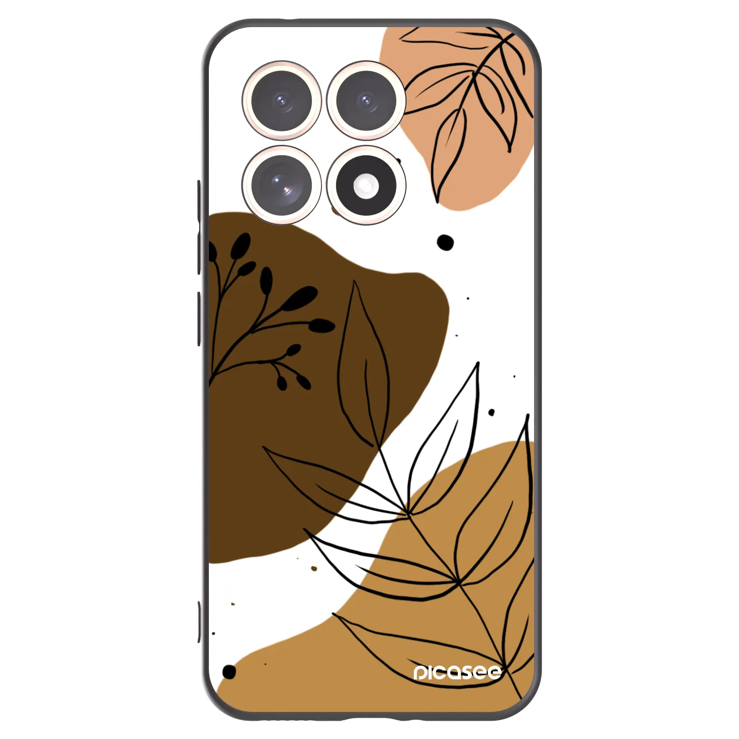 Picasee crna silikonska maskica za Xiaomi 15T - Boho style