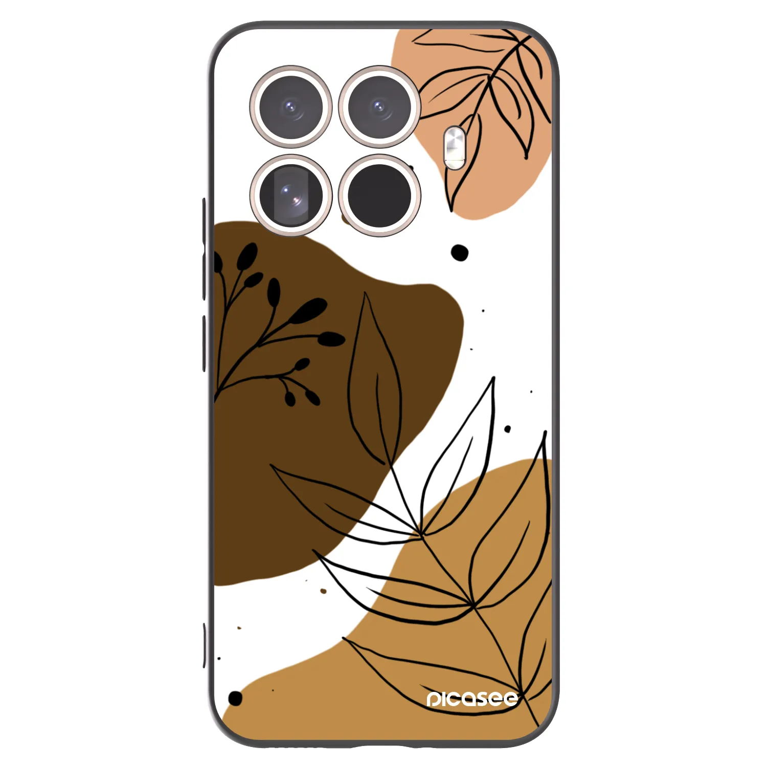 Picasee crna silikonska maskica za Xiaomi 15T Pro - Boho style