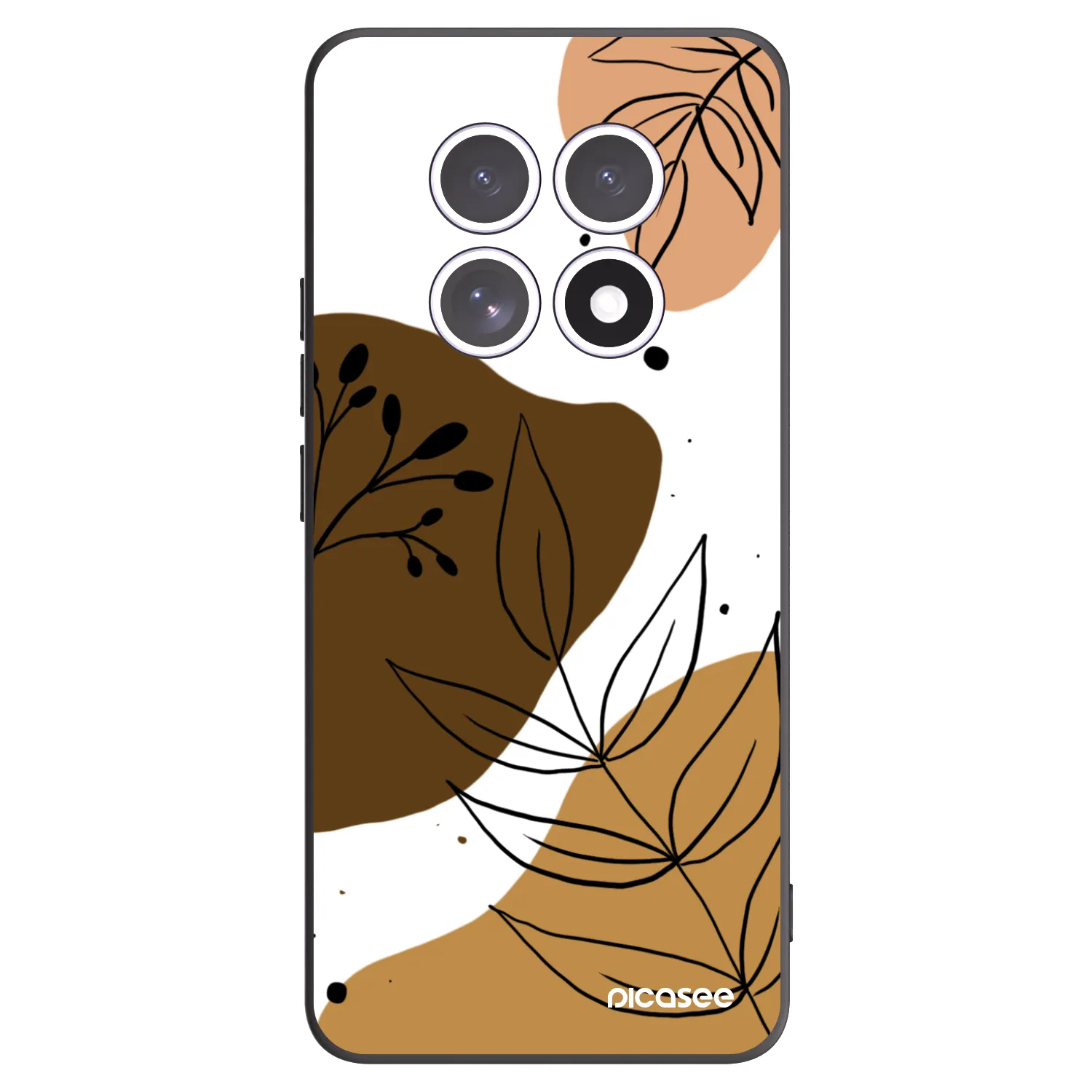 Picasee crna silikonska maskica za Xiaomi Redmi Note 15 - Boho style