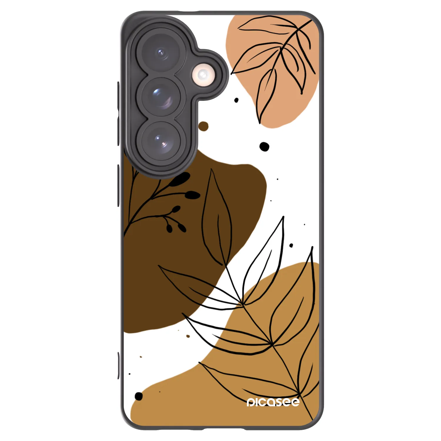 Picasee crna silikonska maskica za Samsung Galaxy S26 - Boho style