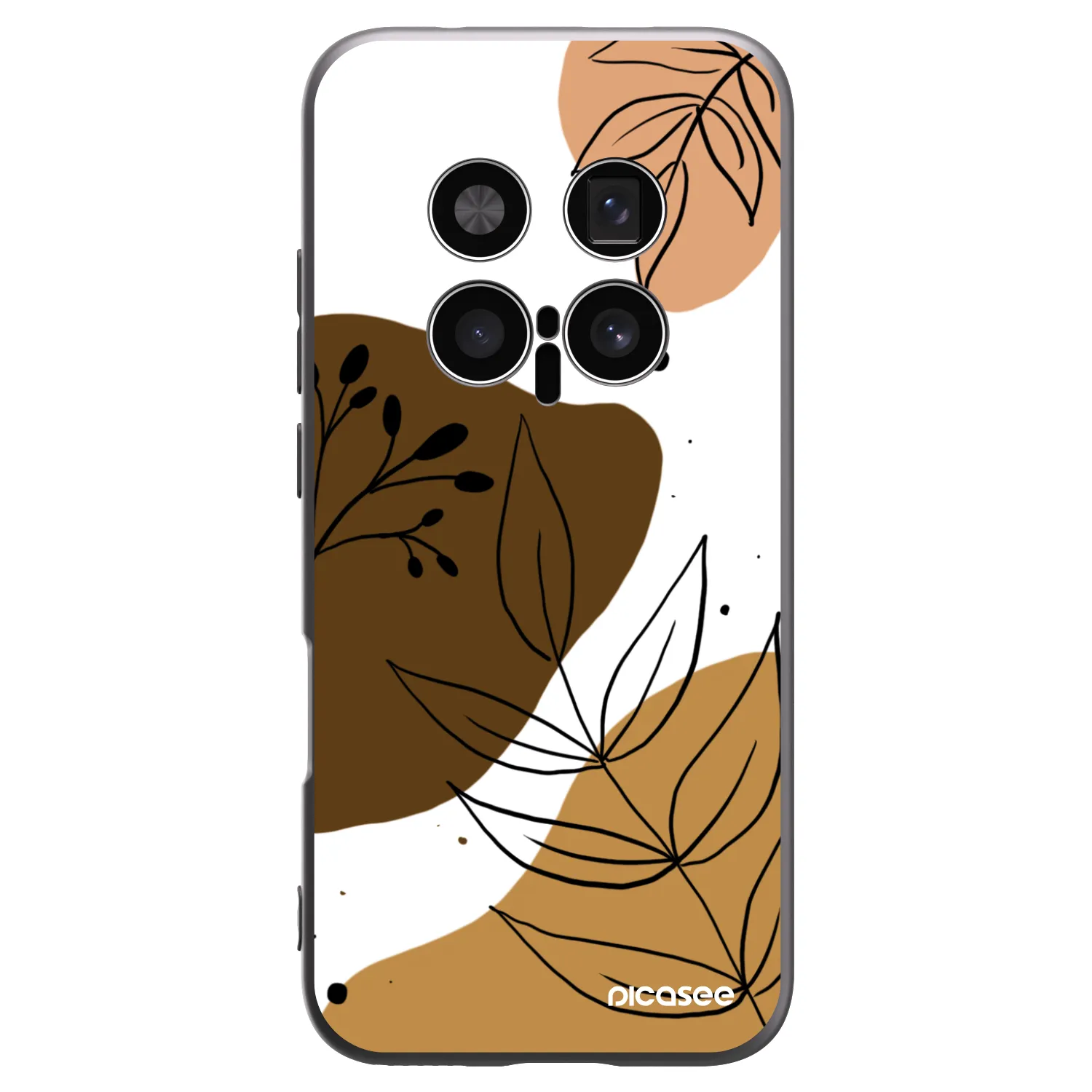 Picasee crna silikonska maskica za Honor Magic8 Pro 5G - Boho style