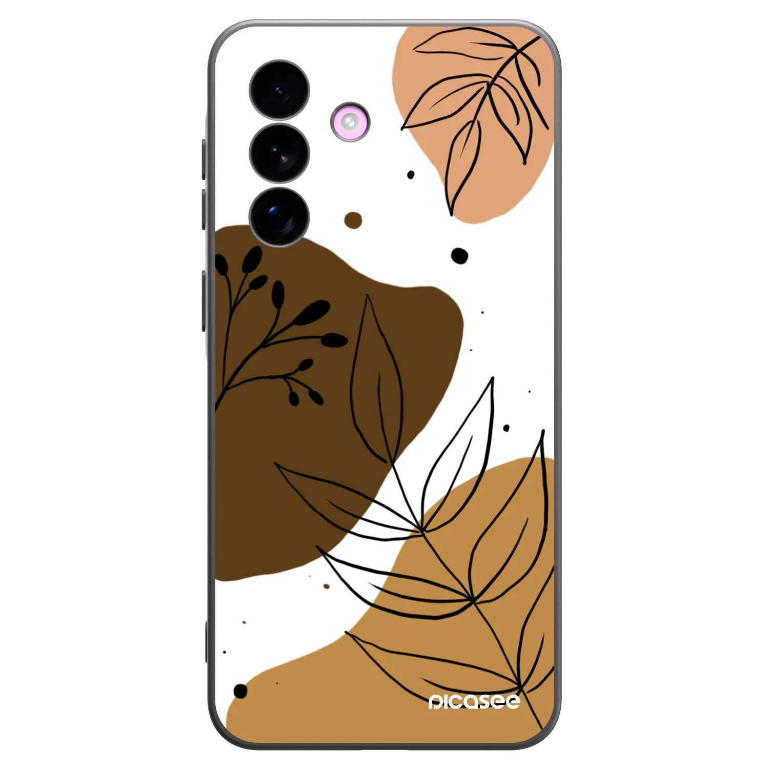 Picasee crna silikonska maskica za Samsung Galaxy A57 5G - Boho style