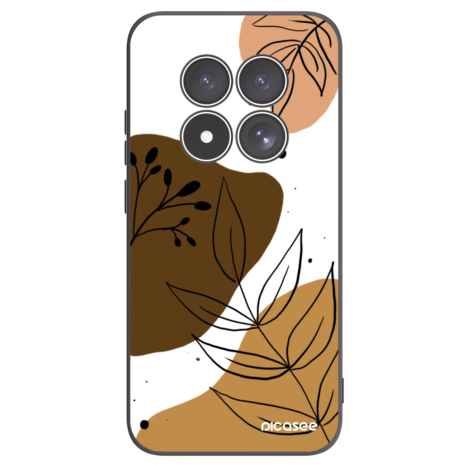 Picasee crna silikonska maskica za Xiaomi Redmi Note 15 Pro 5G - Boho style