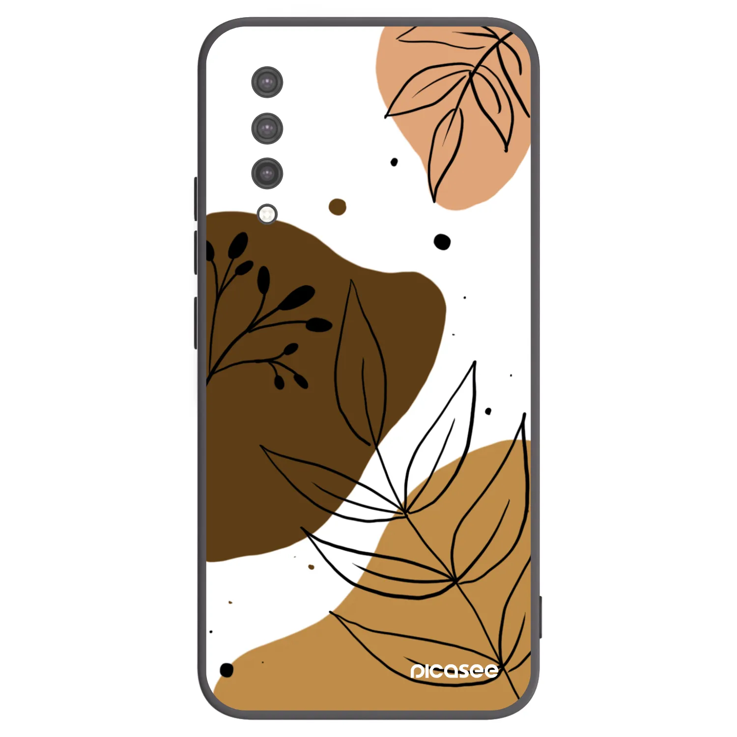 Picasee crna silikonska maskica za Xiaomi Mi 9 Lite - Boho style