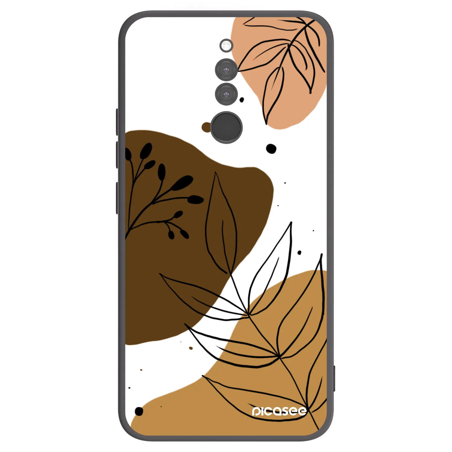 Picasee crna silikonska maskica za Xiaomi Redmi 8 - Boho style