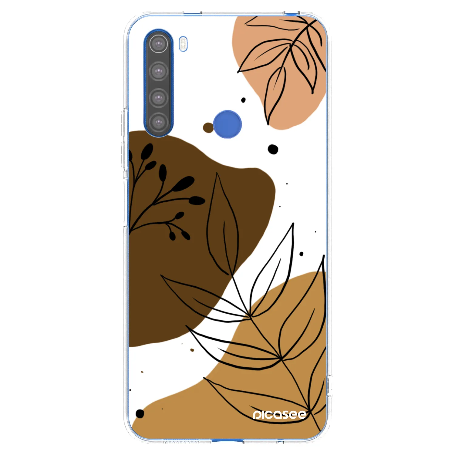 Picasee silikonska prozirna maskica za Xiaomi Redmi Note 8T - Boho style