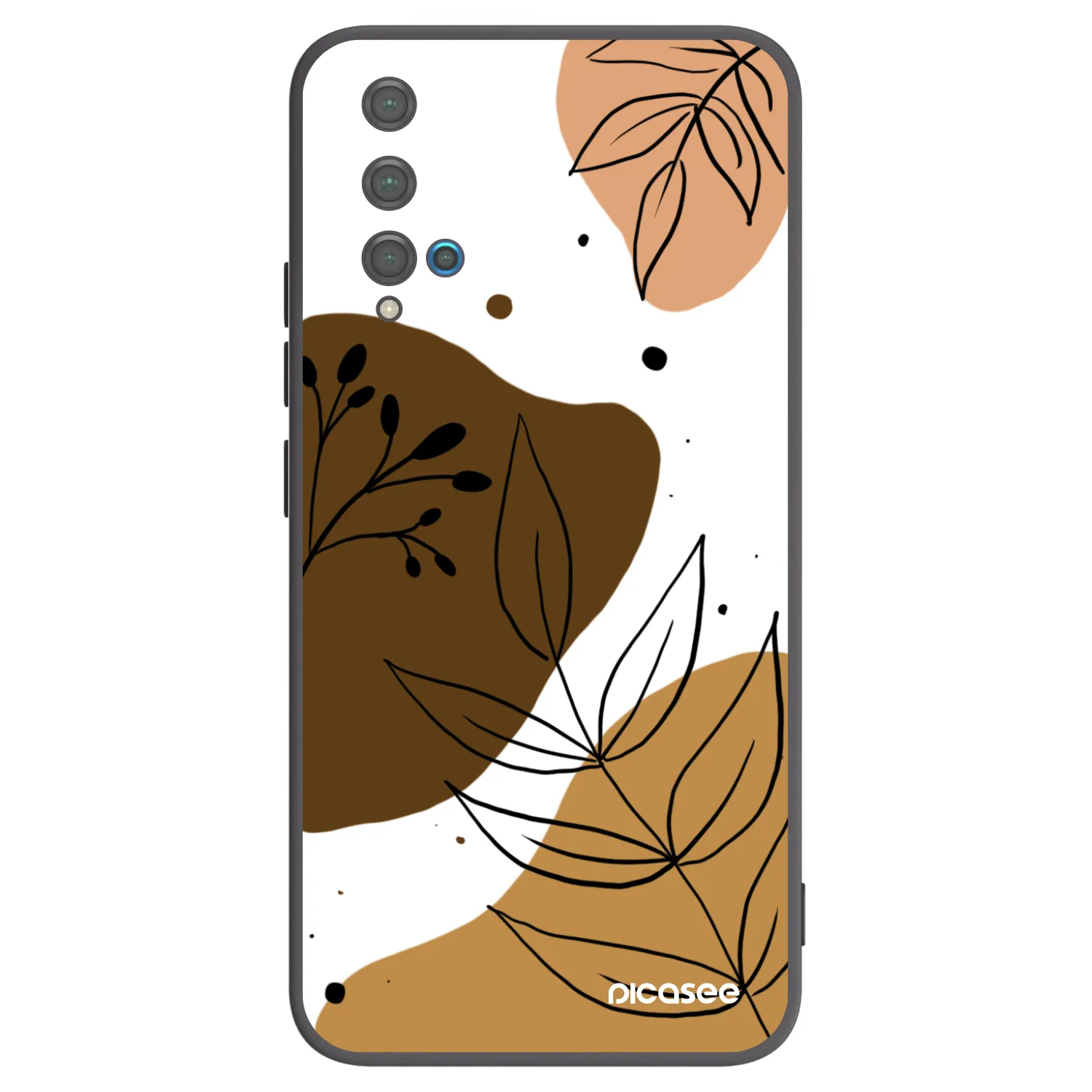 Picasee crna silikonska maskica za Huawei Nova 5T - Boho style