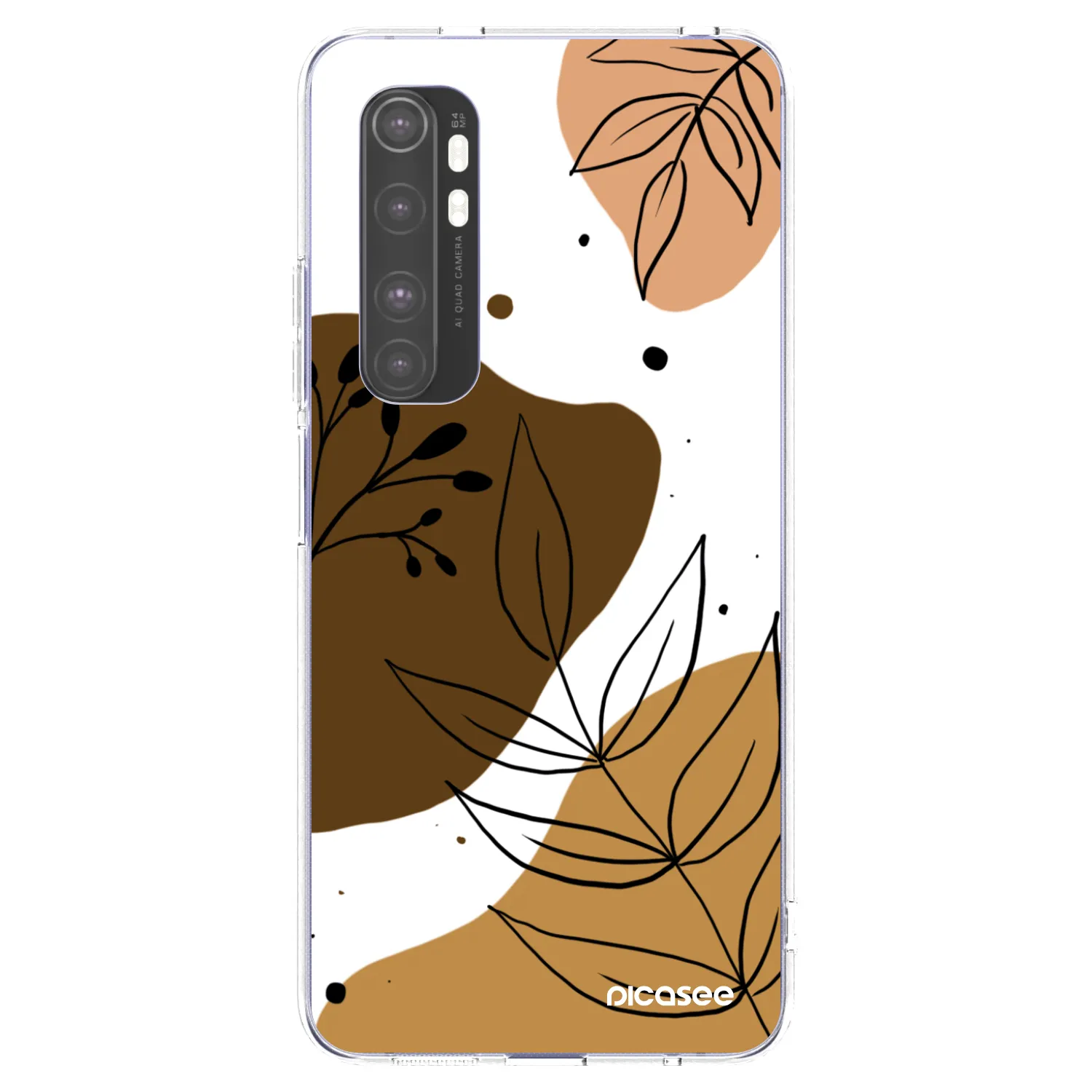 Picasee silikonska prozirna maskica za Xiaomi Mi Note 10 Lite - Boho style