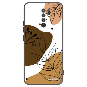 Picasee crna silikonska maskica za Xiaomi Redmi 9 - Boho style