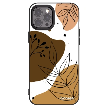 Picasee crna silikonska maskica za Apple iPhone 12 Pro Max - Boho style