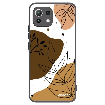 Picasee crna silikonska maskica za Xiaomi 11 Lite 5G NE - Boho style