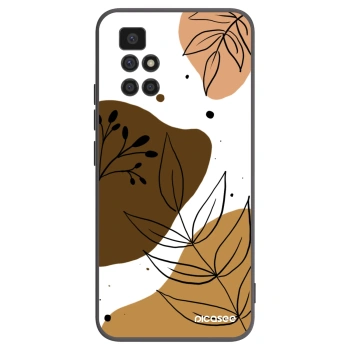 Picasee crna silikonska maskica za Xiaomi Redmi 10 (2022) - Boho style
