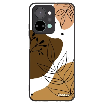 Picasee crna silikonska maskica za Honor X7a - Boho style