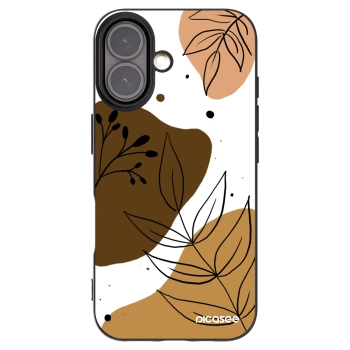 Picasee crna silikonska maskica za Apple iPhone 16 - Boho style