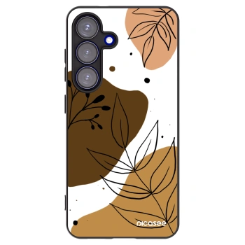 Picasee crna silikonska maskica za Samsung Galaxy S25 5G - Boho style