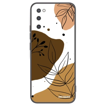 Picasee crna silikonska maskica za Samsung Galaxy S20 G980F - Boho style