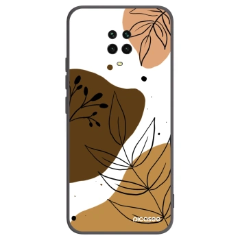 Picasee crna silikonska maskica za Xiaomi Redmi Note 9 Pro - Boho style