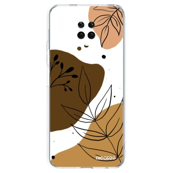 Picasee silikonska prozirna maskica za Xiaomi Redmi Note 9S - Boho style