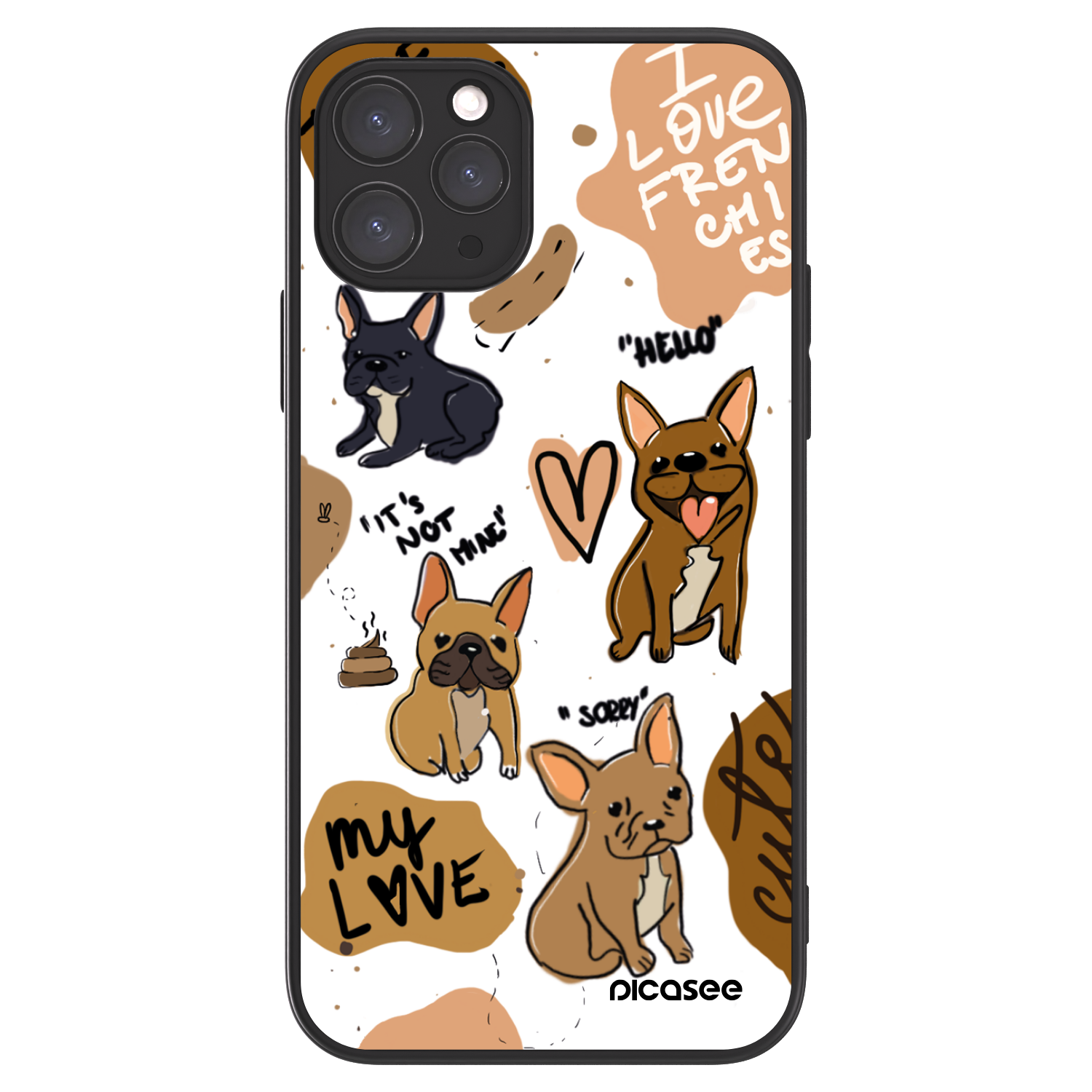 Picasee ULTIMATE CASE za Apple iPhone 11 Pro - Frenchies