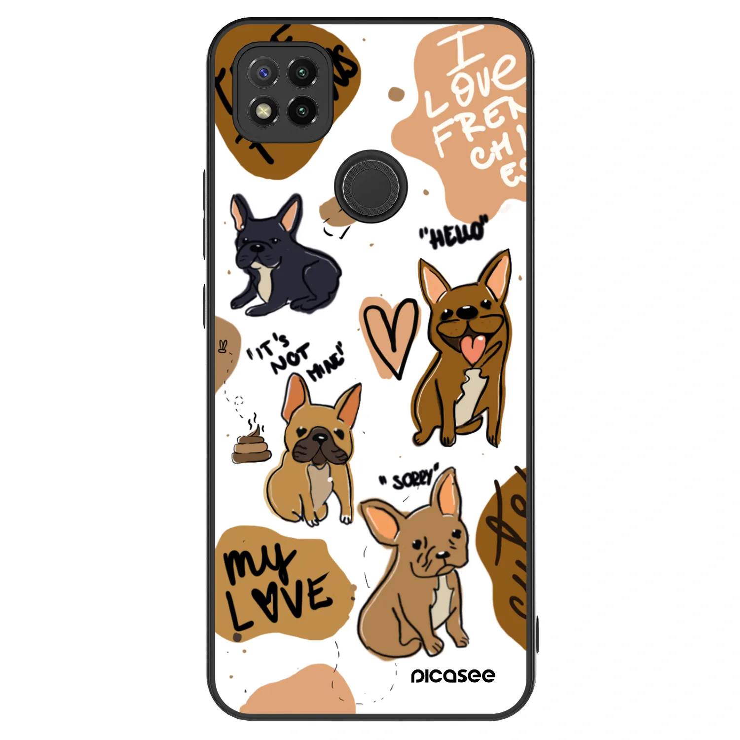 Picasee ULTIMATE CASE za Xiaomi Redmi 9C - Frenchies