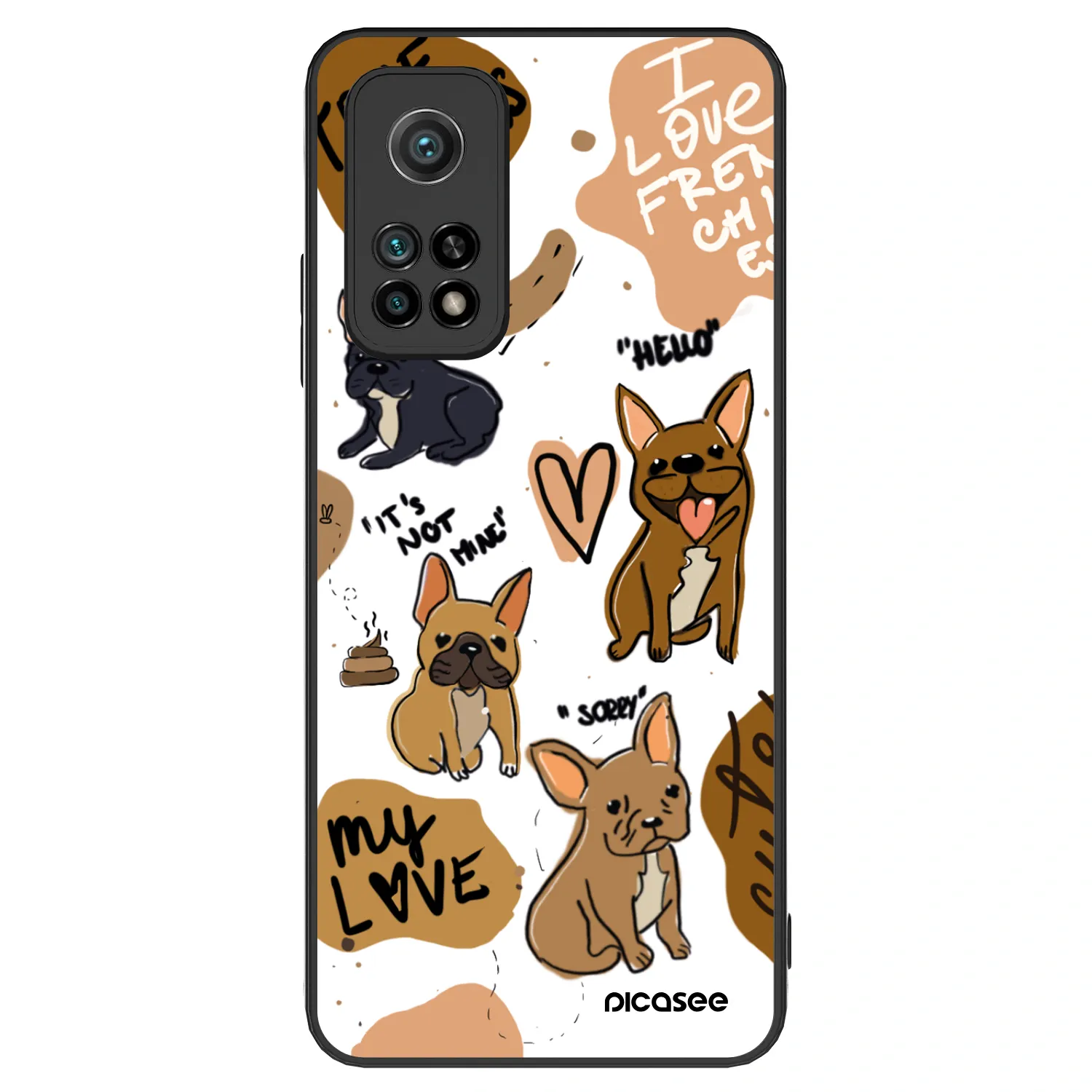 Picasee ULTIMATE CASE za Xiaomi Mi 10T Pro - Frenchies