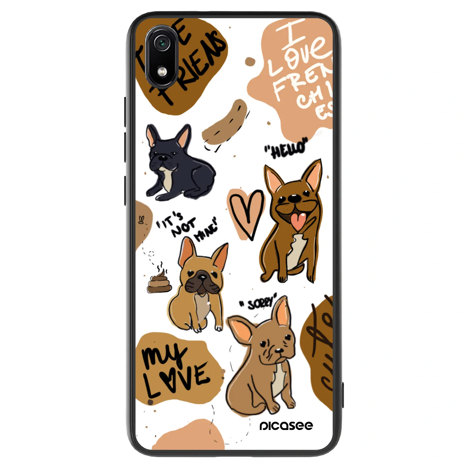 Picasee ULTIMATE CASE za Xiaomi Redmi 7A - Frenchies