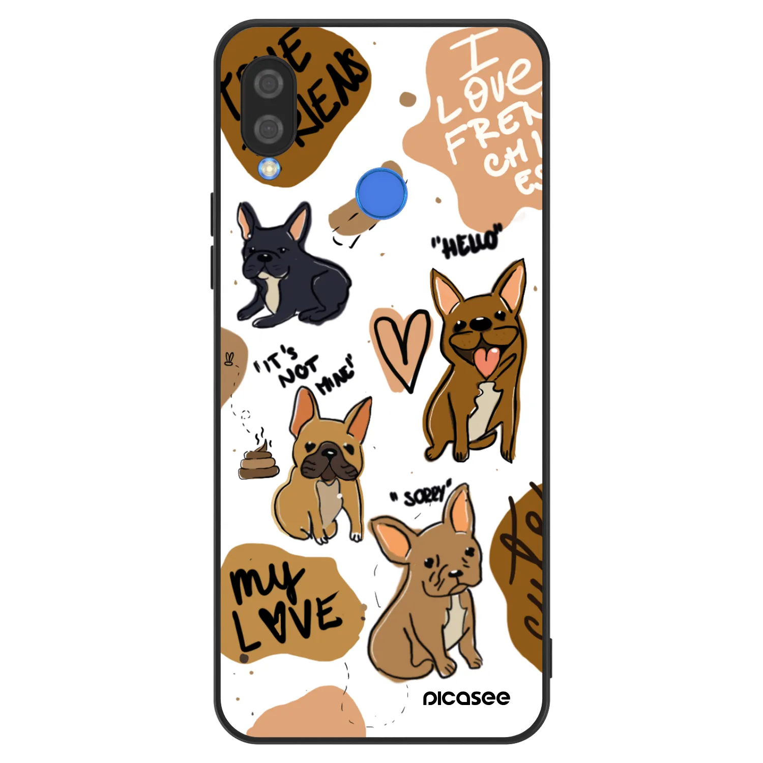 Picasee ULTIMATE CASE za Huawei Nova 3 - Frenchies