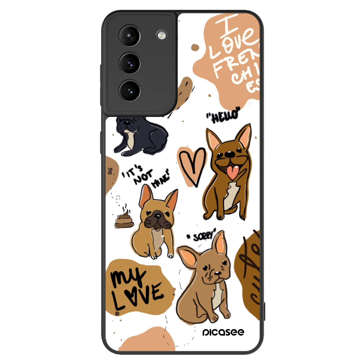 Picasee ULTIMATE CASE za Samsung Galaxy S21+ 5G G996F - Frenchies