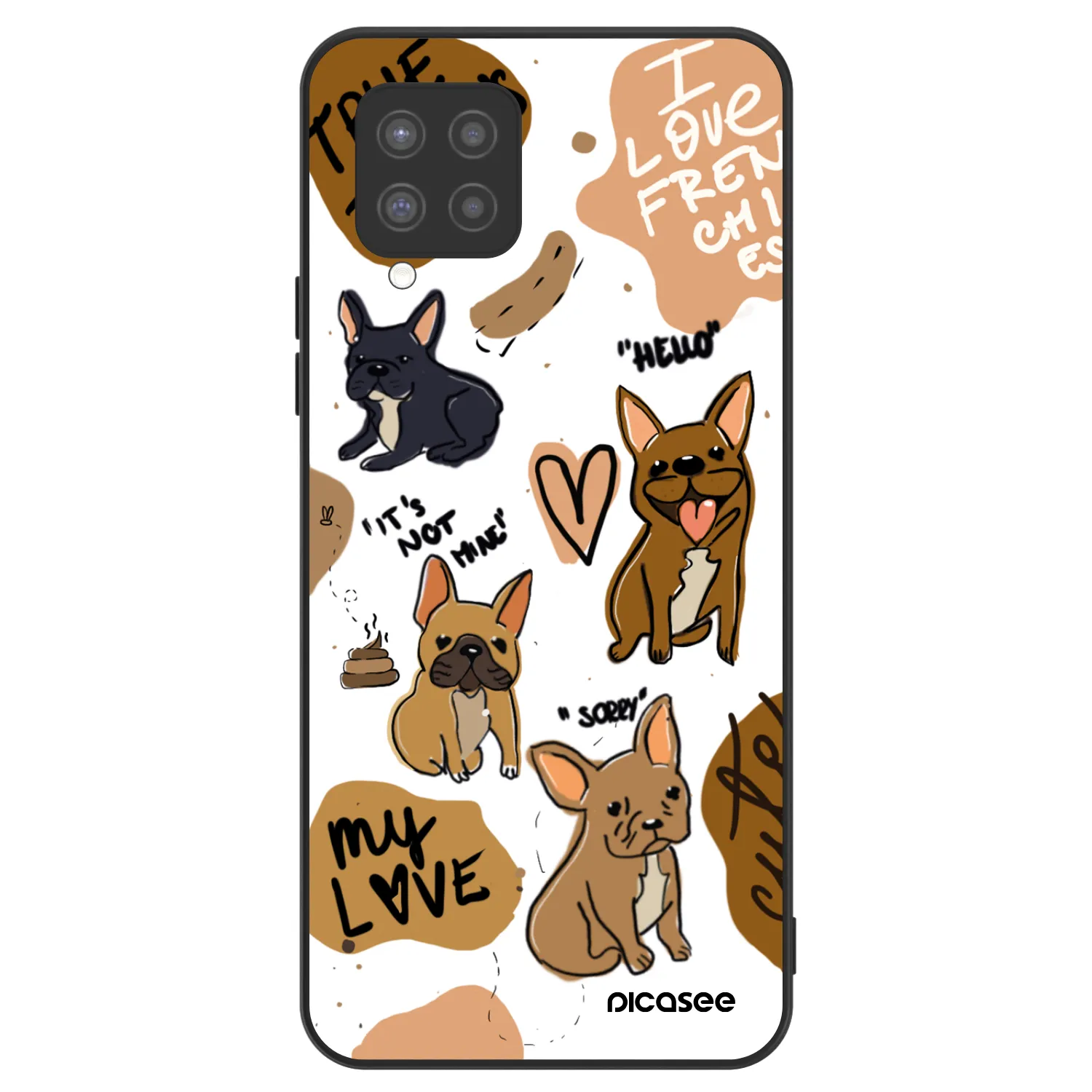 Picasee ULTIMATE CASE za Samsung Galaxy A42 A426B - Frenchies