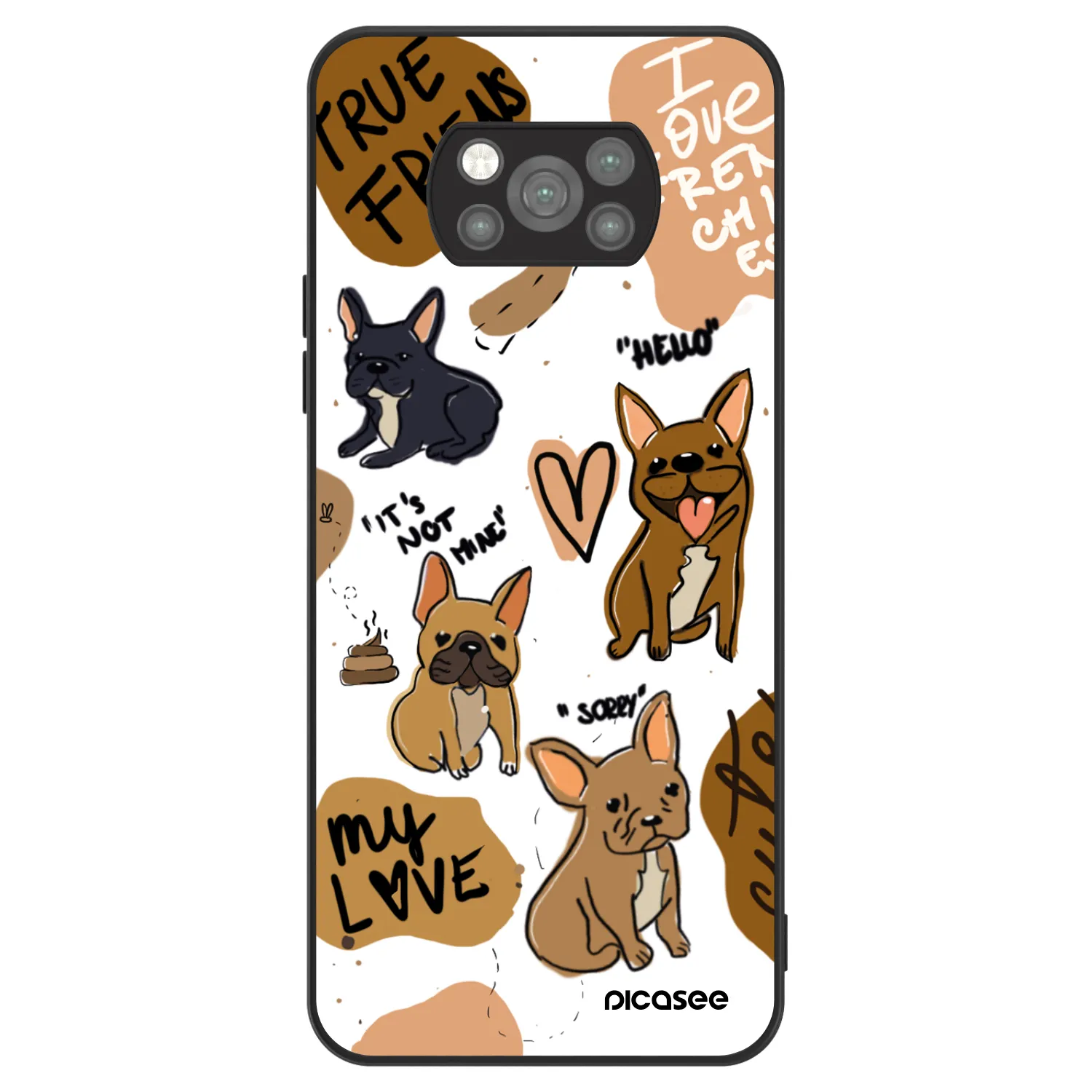Picasee ULTIMATE CASE za Xiaomi Poco X3 Pro - Frenchies