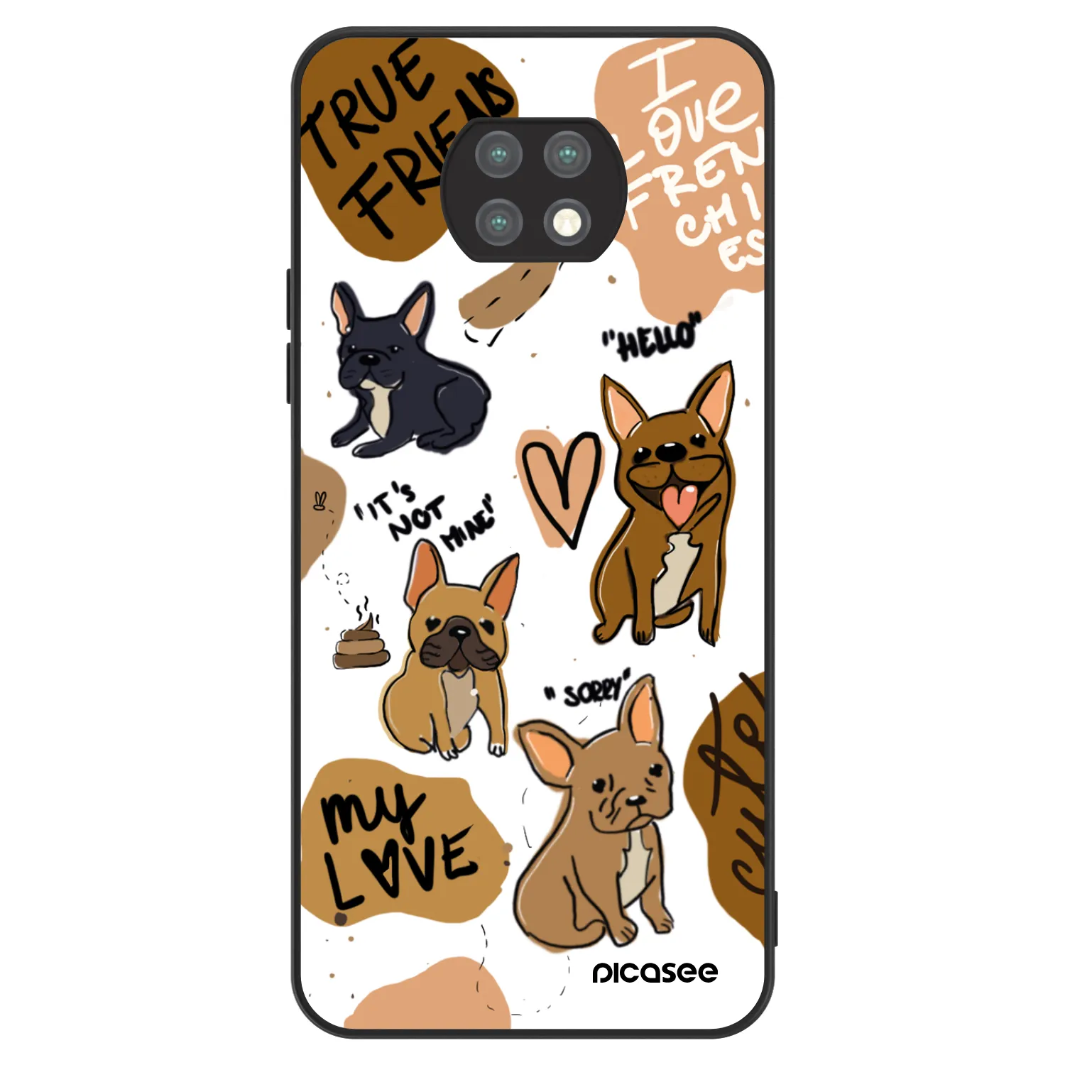 Picasee ULTIMATE CASE za Xiaomi Redmi Note 9T - Frenchies