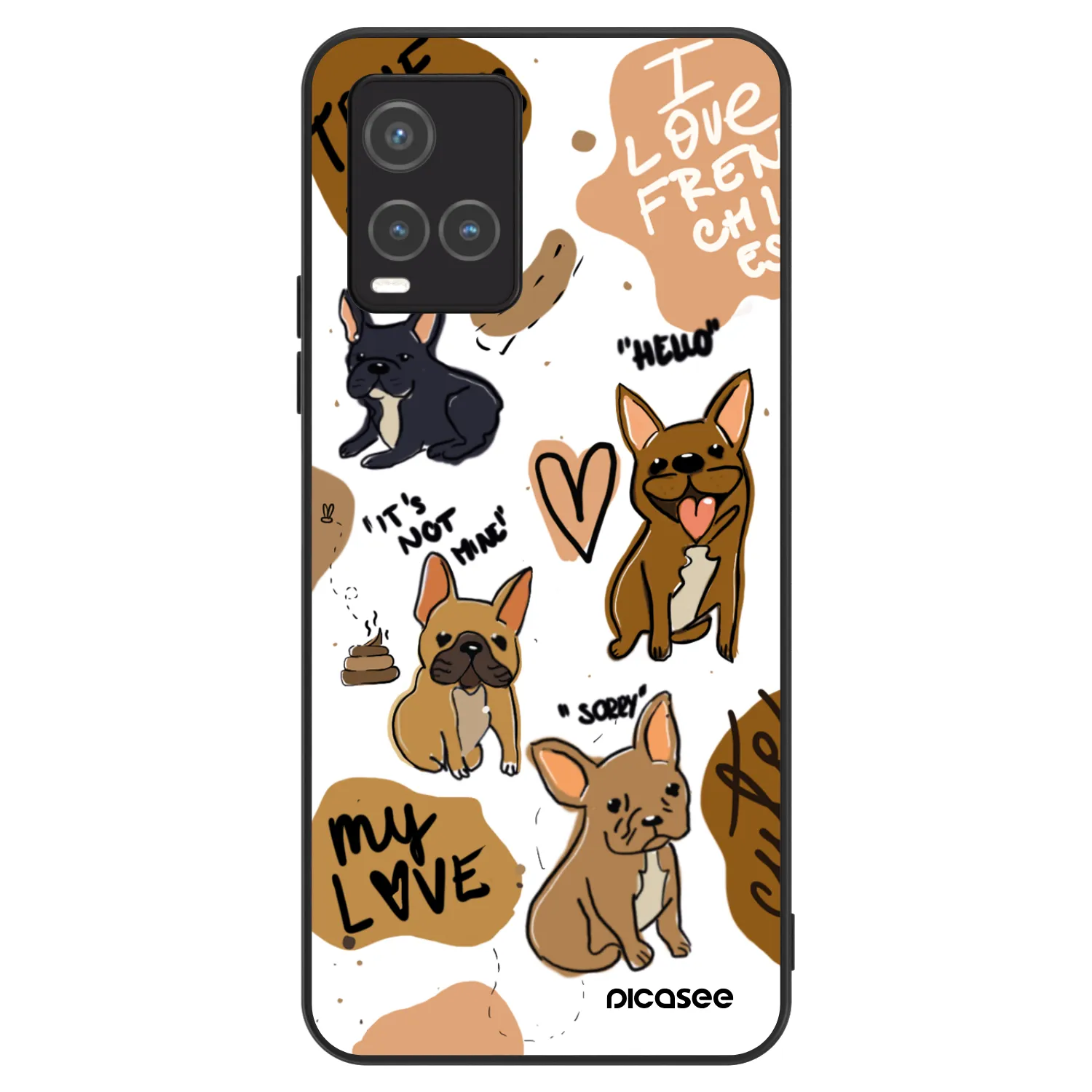 Picasee ULTIMATE CASE za Vivo Y33s - Frenchies