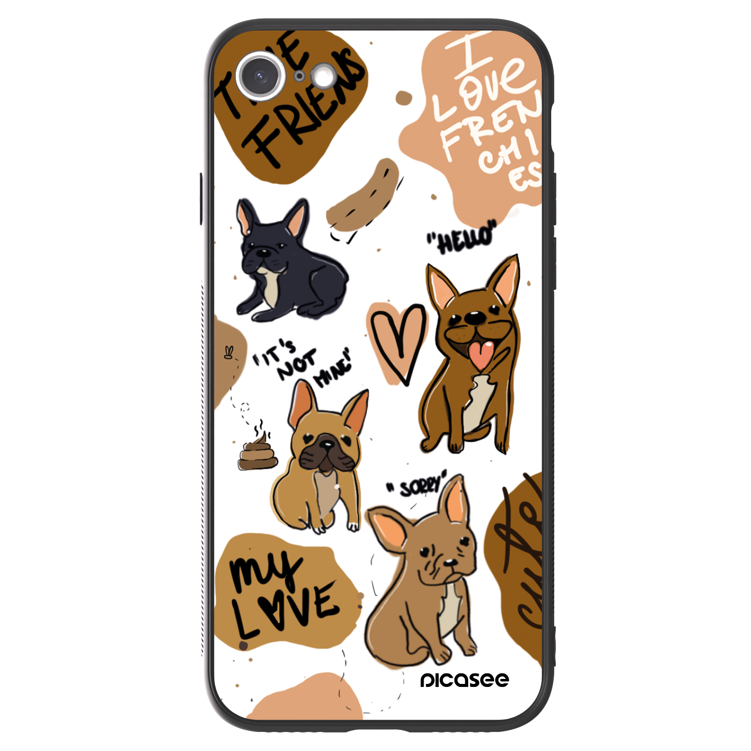 Picasee ULTIMATE CASE za Apple iPhone SE 2022 - Frenchies