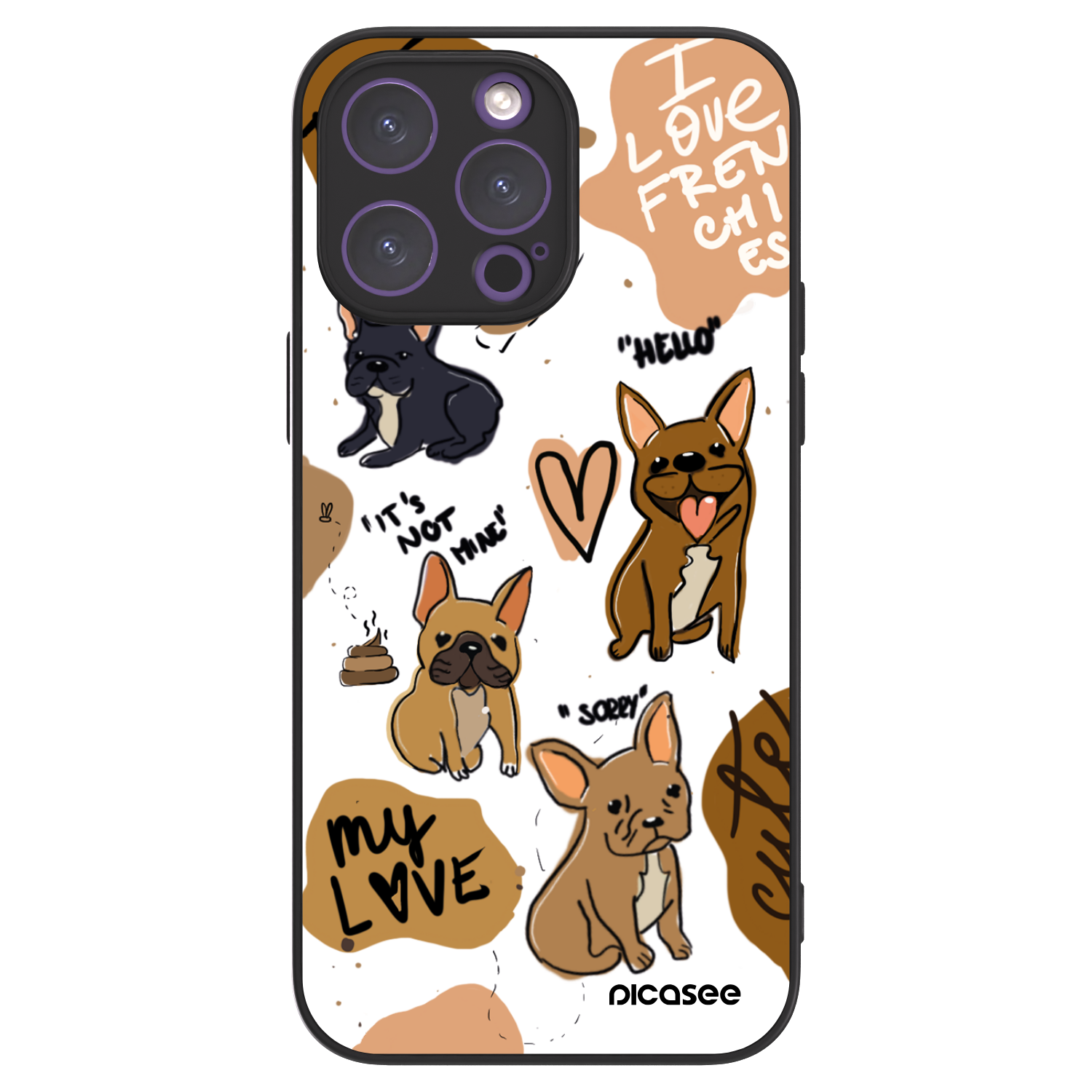 Picasee ULTIMATE CASE za Apple iPhone 14 Pro Max - Frenchies