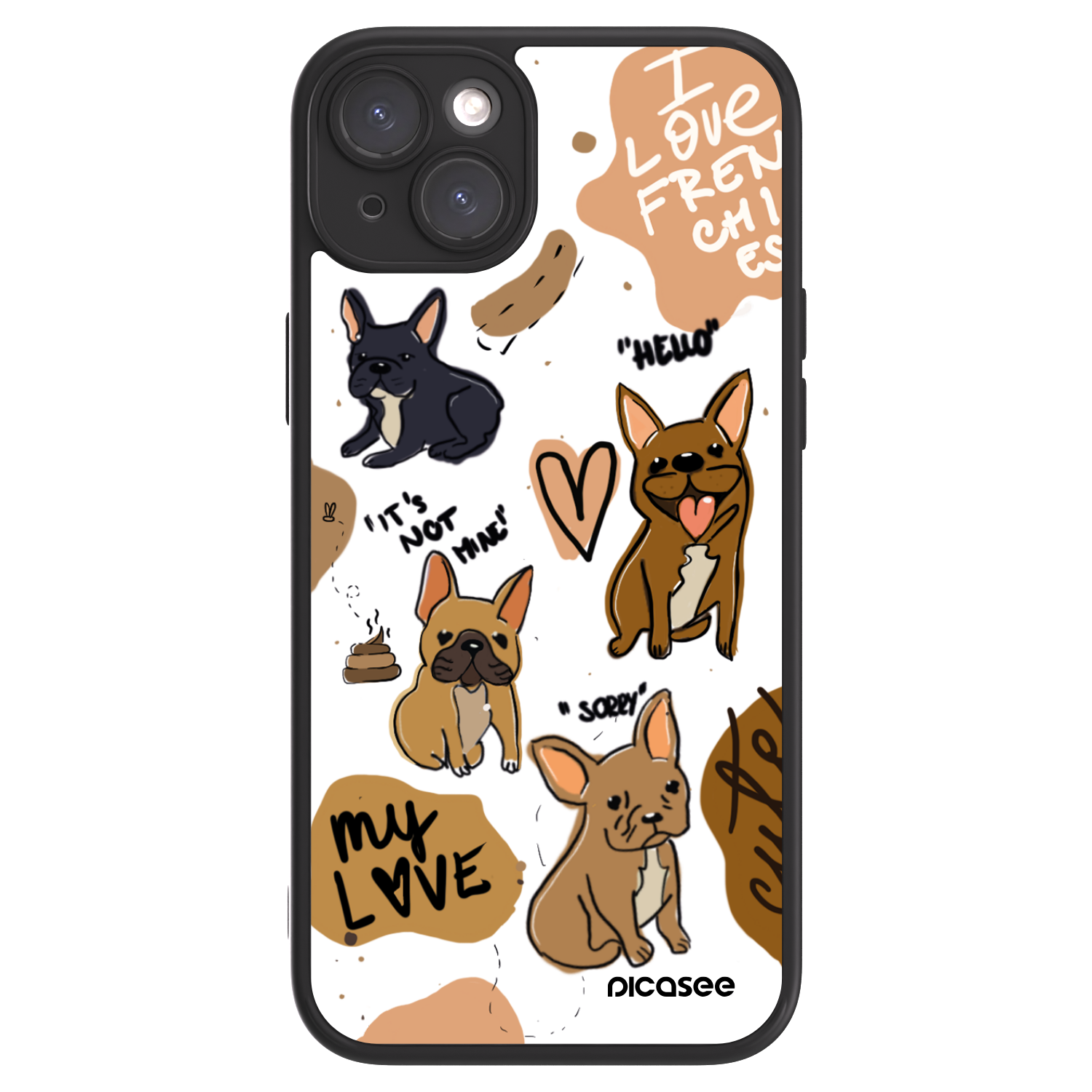Picasee ULTIMATE CASE za Apple iPhone 15 Plus - Frenchies