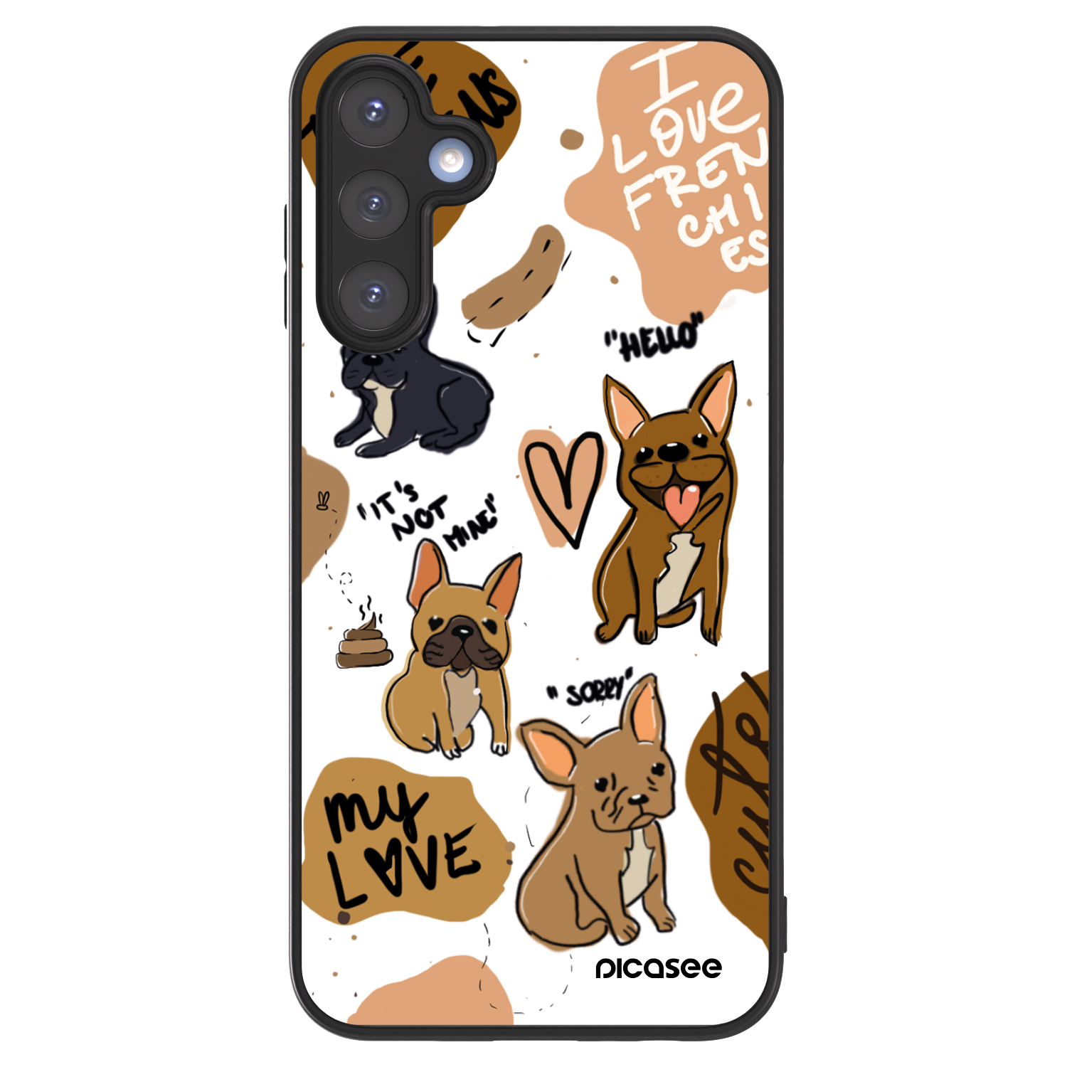 Picasee ULTIMATE CASE za Samsung Galaxy A15 A156B 5G - Frenchies