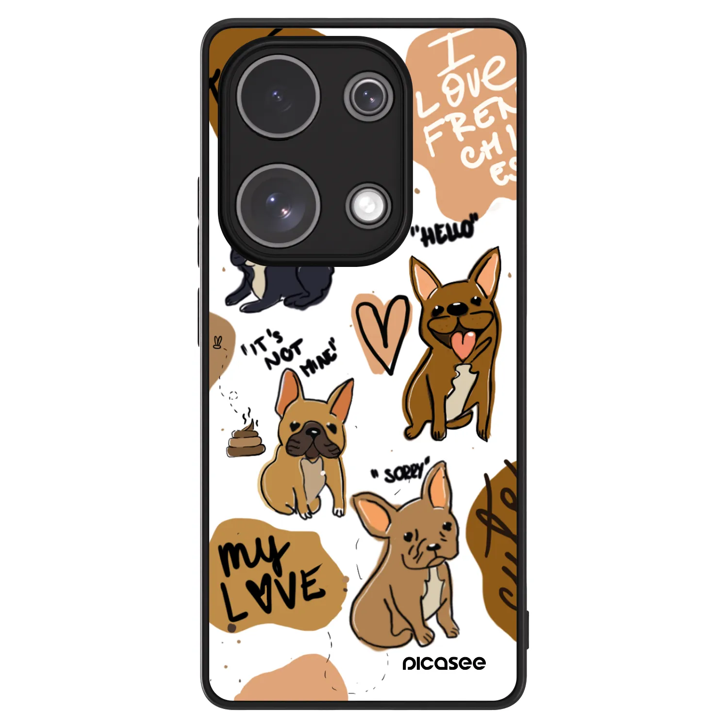 Picasee ULTIMATE CASE za Xiaomi Redmi Note 13 Pro 4G - Frenchies