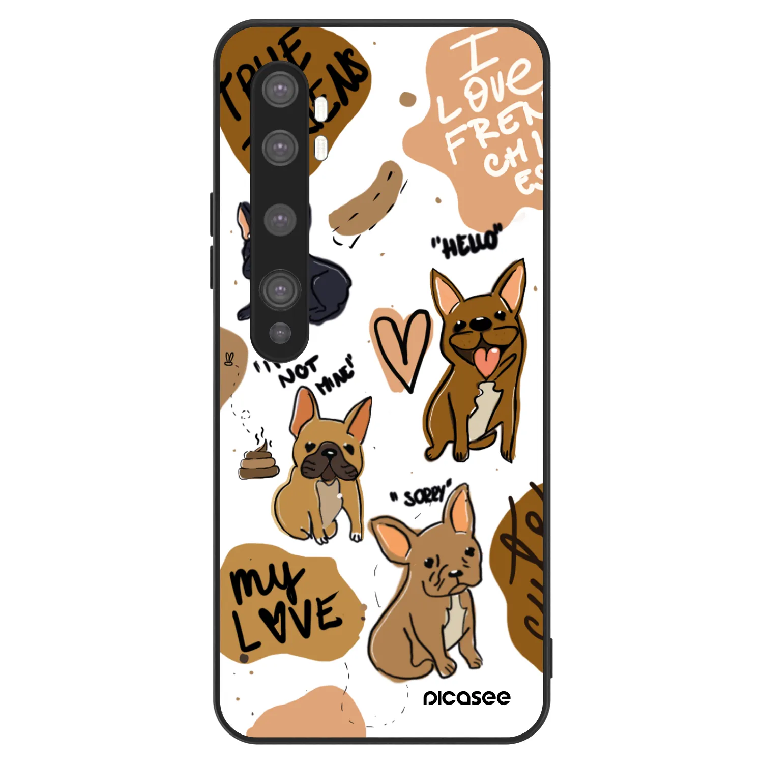 Picasee ULTIMATE CASE za Xiaomi Mi Note 10 (Pro) - Frenchies