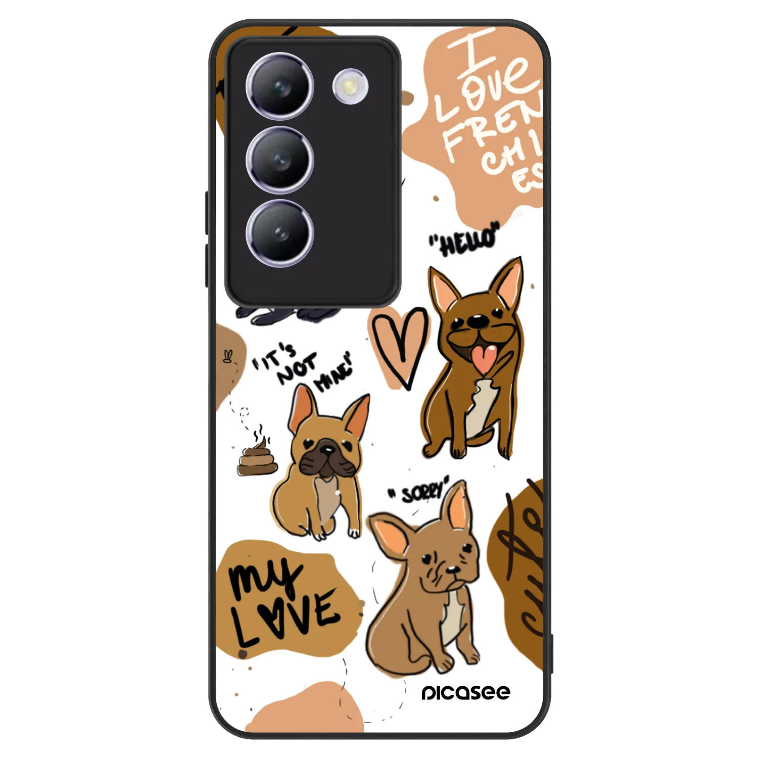 Picasee ULTIMATE CASE za Vivo V40 SE 5G - Frenchies