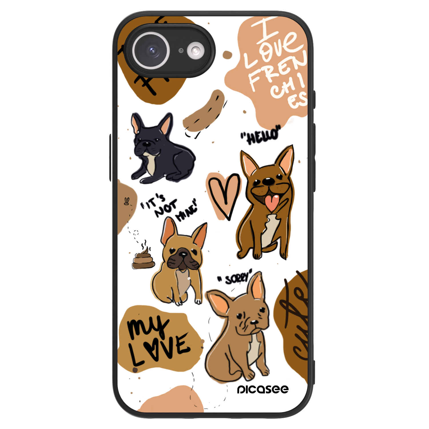 Picasee ULTIMATE CASE za Apple iPhone 16e - Frenchies