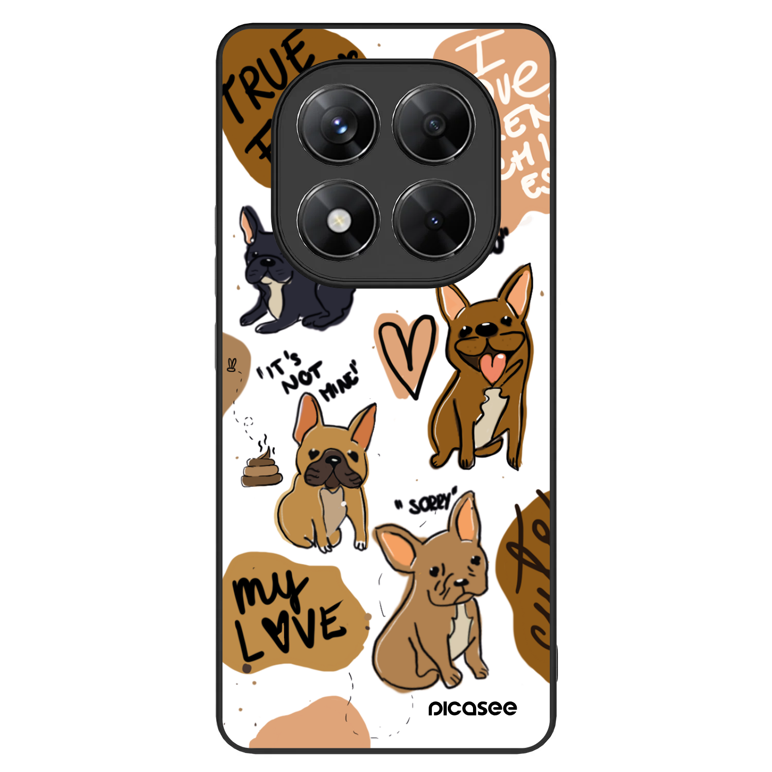Picasee ULTIMATE CASE za Xiaomi Redmi Note 14 Pro 5G - Frenchies